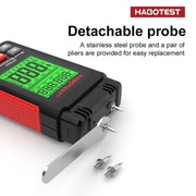 HABOTEST HT633 Portable Multifunctional Digital Display Wood Moisture Detector