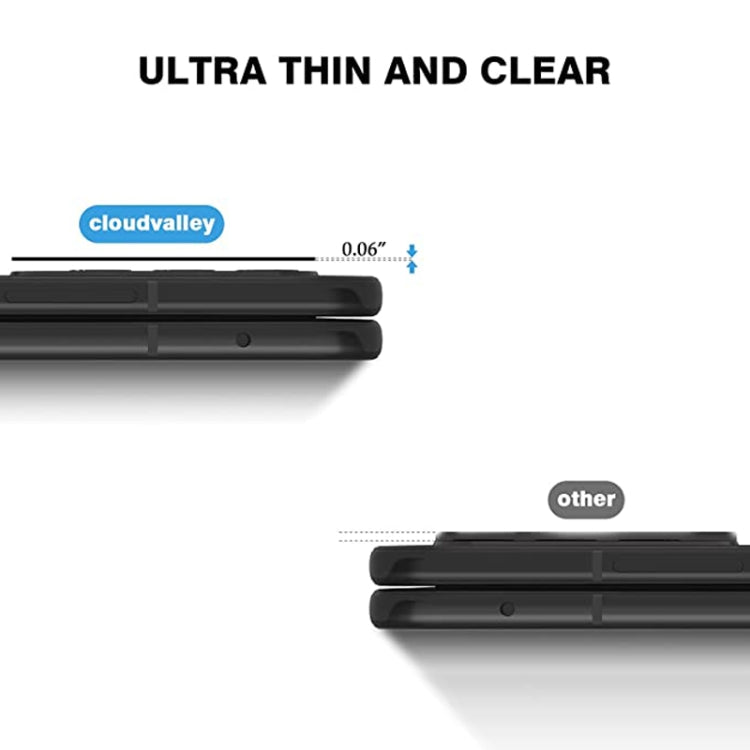 For Samsung Galaxy Z Fold3 5G Integrated Rear Camera Lens Tempered Glass Film(Black) - free shipping - PMC Jewellery - Order now!