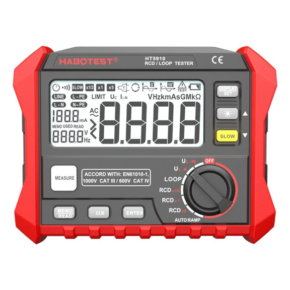 HABOTEST HT5910 Leakage Switch & Loop Resistance Tester