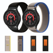 For  Garmin Venu 2 Plus / Sq 2 Loop Nylon Watch Band(Black Grey)