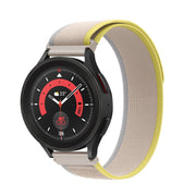 Compatible with Garmin Compatible witherunner 255 / 745 Loop Nylon Watch Band(Beige White)