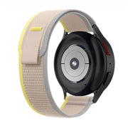Compatible with Garmin Compatible witherunner 255 / 745 Loop Nylon Watch Band(Beige White)