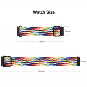 For Google Pixel Watch Buckle Nylon Braided Watch Band(Gray)