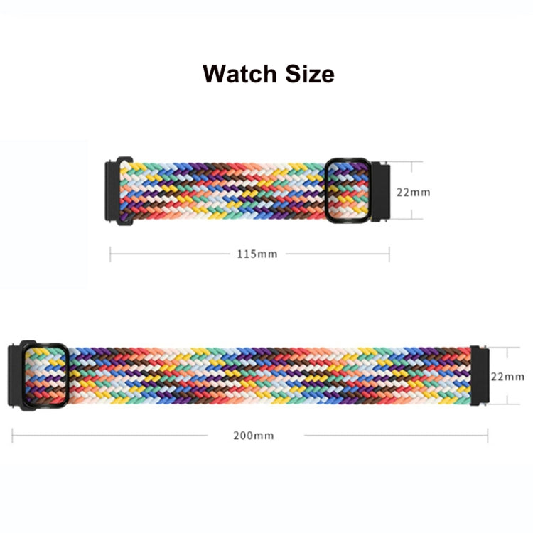 For Google Pixel Watch Buckle Nylon Braided Watch Band(Gray)