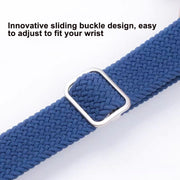 For Google Pixel Watch Buckle Nylon Braided Watch Band(Rainbow)