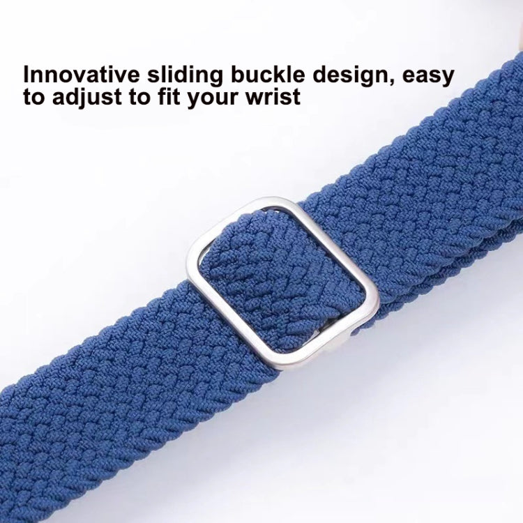 For Google Pixel Watch Buckle Nylon Braided Watch Band(Gray)