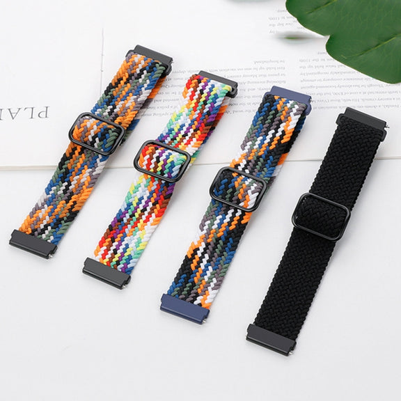 For Google Pixel Watch Buckle Nylon Braided Watch Band(Olive Green)