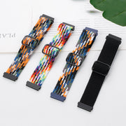 For Google Pixel Watch Buckle Nylon Braided Watch Band(Gray)