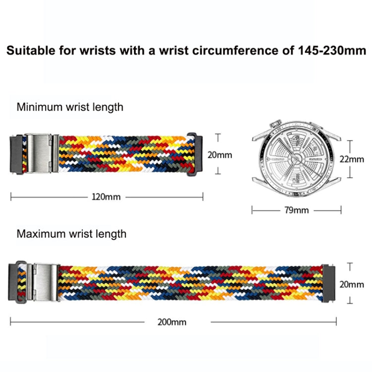 For Google Pixel Watch Metal Buckle Nylon Watch Band(Black Grey) - free shipping - PMC Jewellery - Order now!