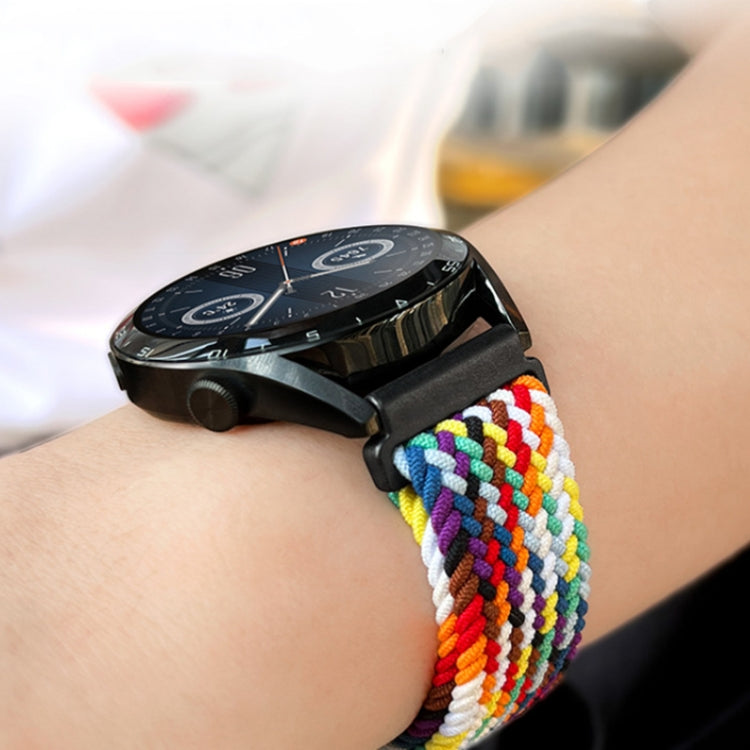 For Google Pixel Watch Metal Buckle Nylon Watch Band(Black Grey) - free shipping - PMC Jewellery - Order now!