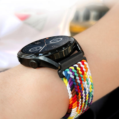 For Google Pixel Watch Metal Buckle Nylon Watch Band(Black Grey) - free shipping - PMC Jewellery - Order now!