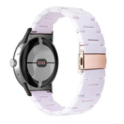 For Google Pixel Watch Three-beads Resin Watch Band(White)