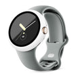 For Google Pixel Watch Frosted PC Frame Tempered Film Integrated Watch Protective Case(White) - free shipping - PMC TechLife - Order now!