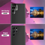 For Samsung Galaxy S22 Ultra 5G 2pcs 3D Curved Edge Full Screen Tempered Glass Film with 2pcs Lens Protector