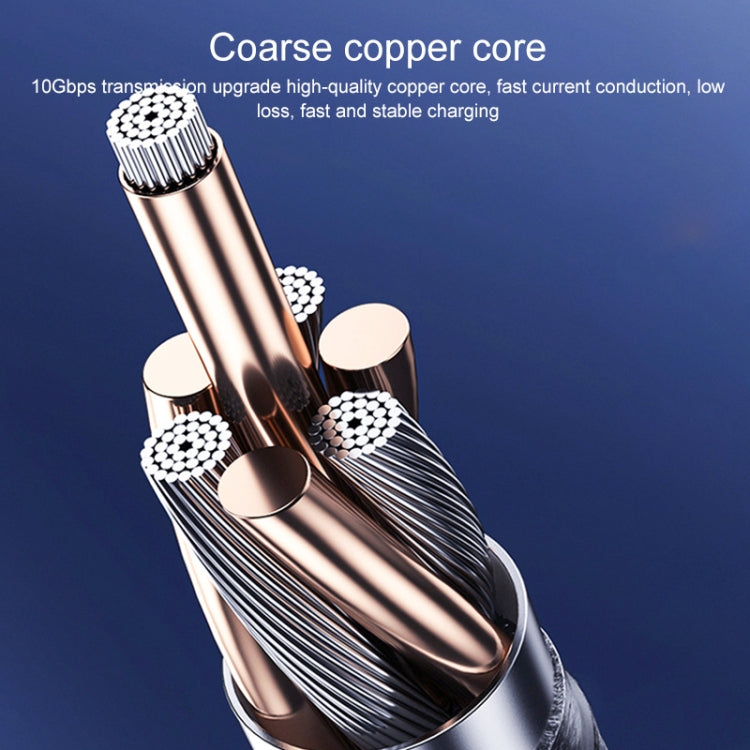 For Steam Deck Gen 100W USB-C/Type-C Male to USB-C/Type-C Female Stereo Curved Extension Cable, Length:3m - Other Accessories by PMC Jewellery | Online Shopping South Africa | PMC Jewellery | Buy Now Pay Later Mobicred
