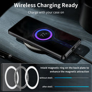 For Samsung Galaxy Note10+ MagSafe Magnetic Frosted Metal Phone Case(Black)