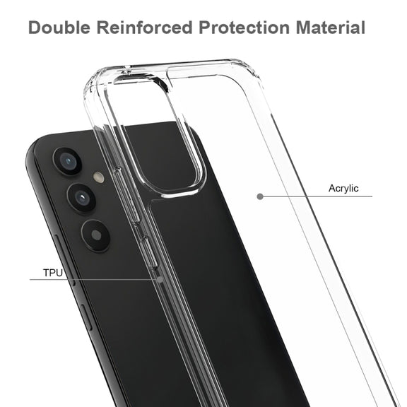 For Samsung Galaxy A34 5G Shockproof Scratchproof TPU + Acrylic Phone Case(Transparent)