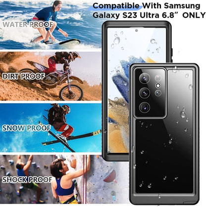 For Samsung Galaxy S23 Ultra 5G RedPepper 360 Full Body Life Waterproof Phone Case(Black) - free shipping - PMC Jewellery - Order now!
