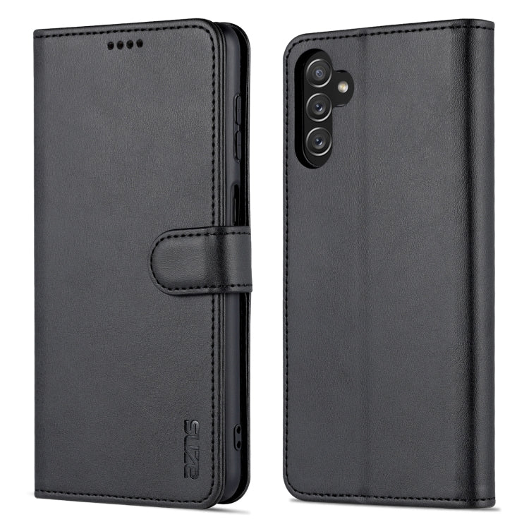 For Samsung Galaxy A14 5G AZNS Skin Feel Calf Texture Flip Leather Phone Case(Black) - free shipping - PMC TechLife - Order now!