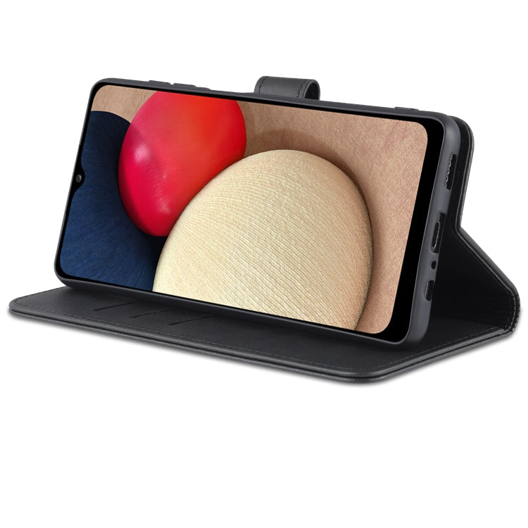 For Samsung Galaxy A14 5G AZNS Skin Feel Calf Texture Flip Leather Phone Case(Black) - free shipping - PMC TechLife - Order now!