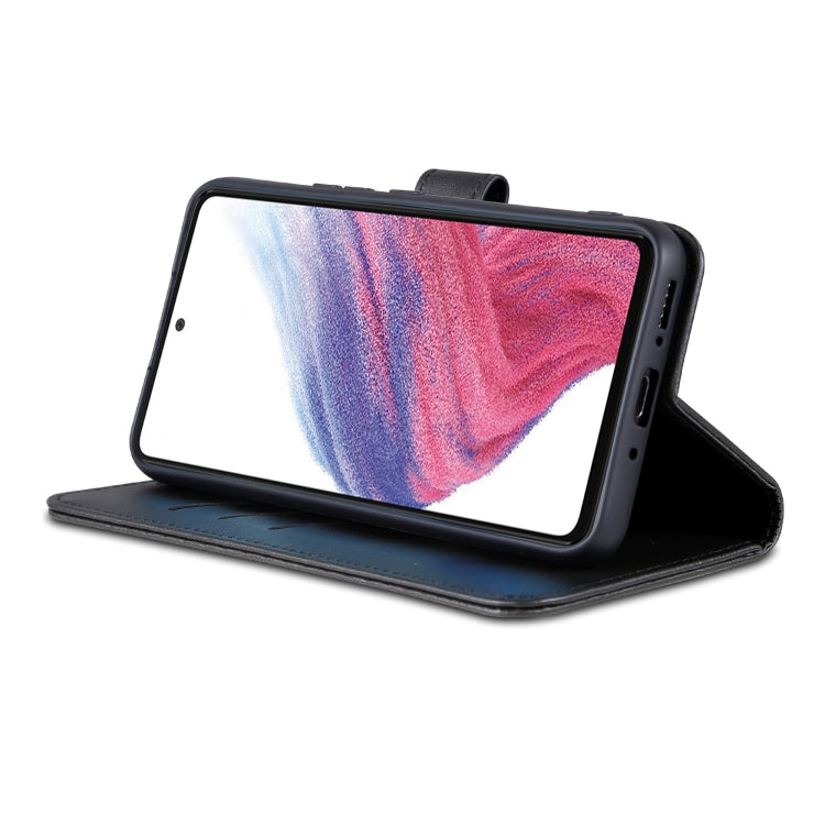 For Samsung Galaxy A54 5G AZNS Skin Feel Calf Texture Flip Leather Phone Case(Black) - free shipping - PMC TechLife - Order now!