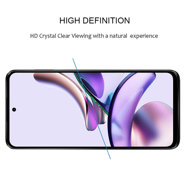 For Motorola Moto G13 Full Glue Full Cover Screen Protector Tempered Glass Film - free shipping - PMC Jewellery - Order now!