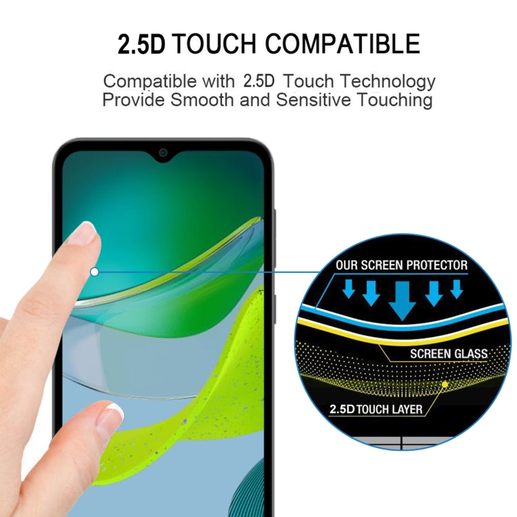 For Motorola Moto E13 Full Glue Full Cover Screen Protector Tempered Glass Film - free shipping - PMC TechLife - Order now!