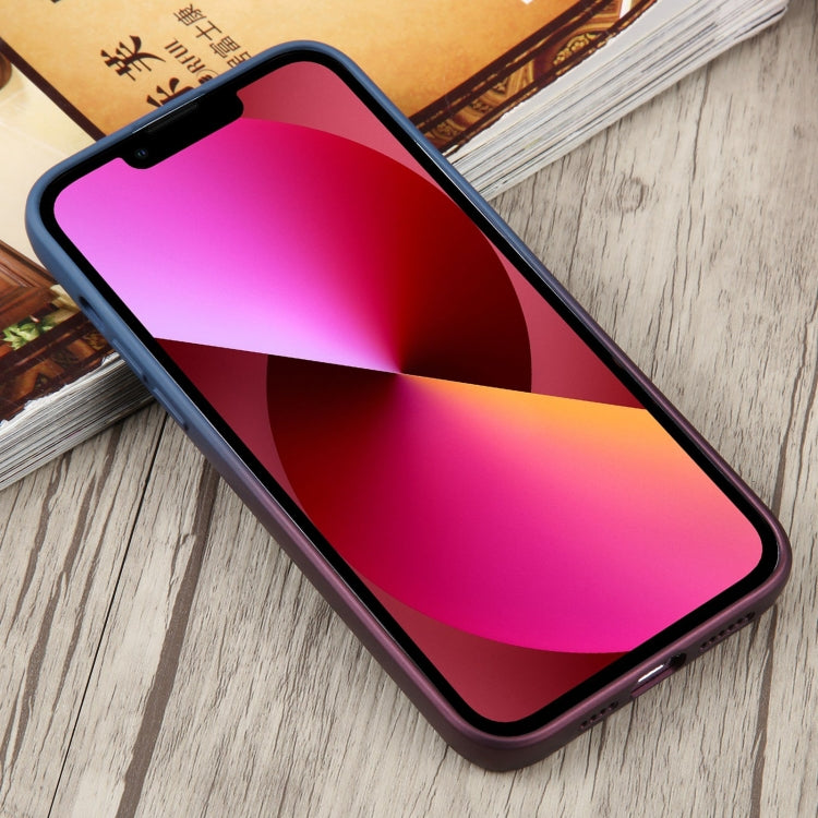 For iPhone 13 Liquid TPU Silicone Gradient MagSafe Phone Case(Blue Purple) - free shipping - PMC TechLife - Order now!