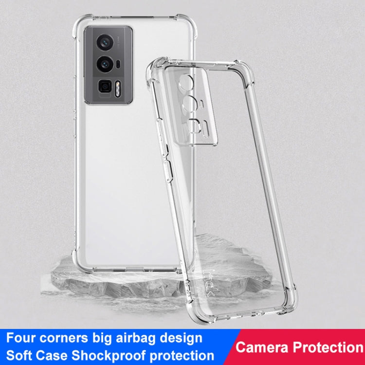 For Xiaomi Redmi K60 5G / K60 Pro 5G / Poco F5 Pro 5G imak Shockproof Airbag TPU Phone Case(Transparent) - free shipping - PMC TechLife - Order now!