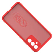 For Samsung Galaxy A34 5G Magic Shield TPU + Flannel Phone Case(Dark Grey)