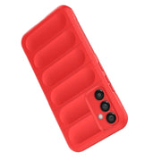For Samsung Galaxy A34 5G Magic Shield TPU + Flannel Phone Case(Dark Grey)