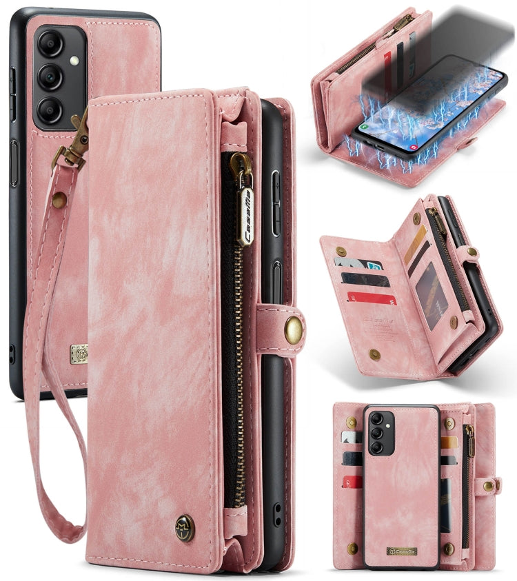 For Samsung Galaxy A14 5G CaseMe 008 Detachable Multifunctional Leather Phone Case(Pink) - free shipping - PMC TechLife - Order now!