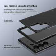 For Samsung Galaxy S23 Ultra 5G NILLKIN Super Frosted Shield Pro PC + TPU Phone Case(Black)