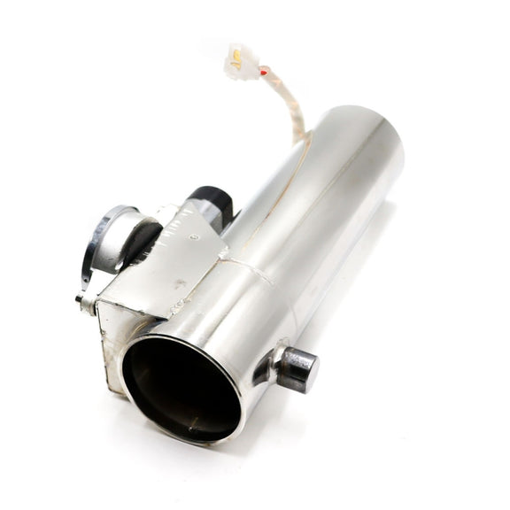 2.5 inch Car Stainless Steel Straight Pipe Remote Control Electric Exhaust Valve
