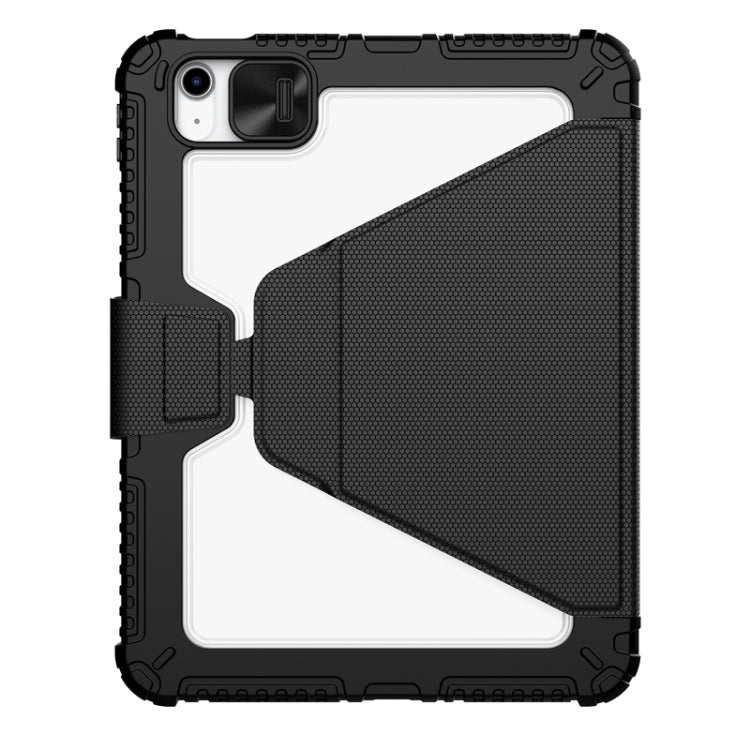 For iPad 2025 / 2022 NILLKIN Bumper Snapsafe Multifunctional Leather Tablet Case with Pen Slot(Black) - free shipping - PMC TechLife - Order now!