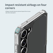 For Samsung Galaxy S23+ 5G NILLKIN PC + TPU Phone Case(Transparent)