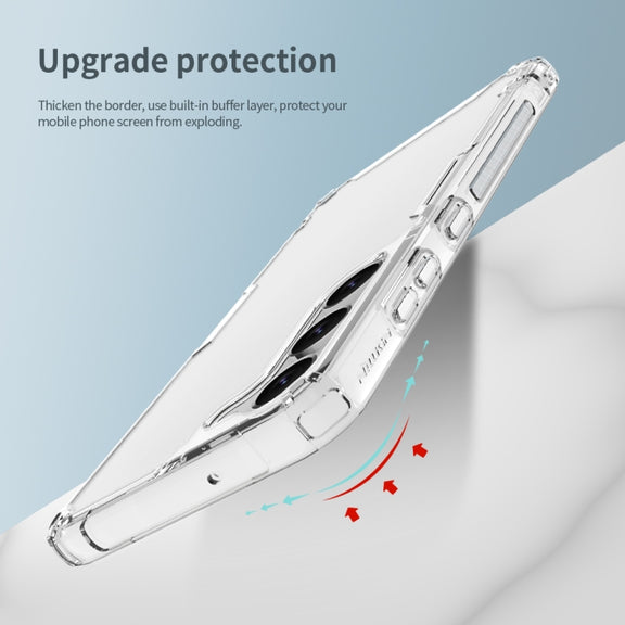 For Samsung Galaxy S23+ 5G NILLKIN PC + TPU Phone Case(Transparent)