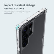 For Samsung Galaxy S23 Ultra 5G NILLKIN PC + TPU Phone Case(Transparent)