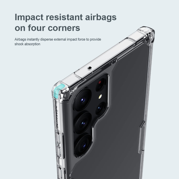 For Samsung Galaxy S23 Ultra 5G NILLKIN PC + TPU Phone Case(Transparent)