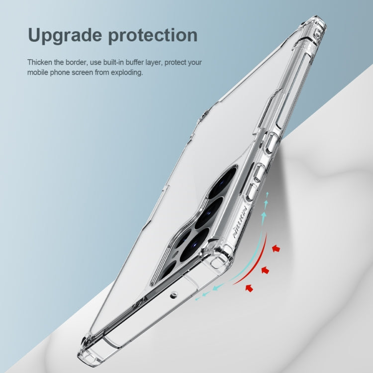 For Samsung Galaxy S23 Ultra 5G NILLKIN PC + TPU Phone Case(Transparent)