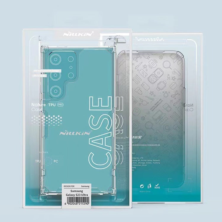 For Samsung Galaxy S23 Ultra 5G NILLKIN PC + TPU Phone Case(Transparent)