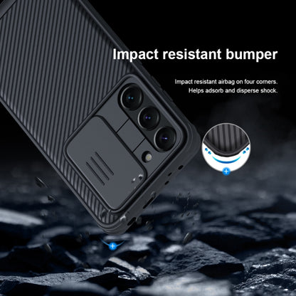 For Samsung Galaxy S23 5G NILLKIN Black Mirror Pro Series Camshield Phone Case(Green) - Galaxy S23 5G Cases by NILLKIN | Online Shopping South Africa | PMC Jewellery | Buy Now Pay Later Mobicred
