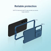 For Samsung Galaxy S23+ 5G NILLKIN Black Mirror Pro Series Camshield Phone Case(Green)