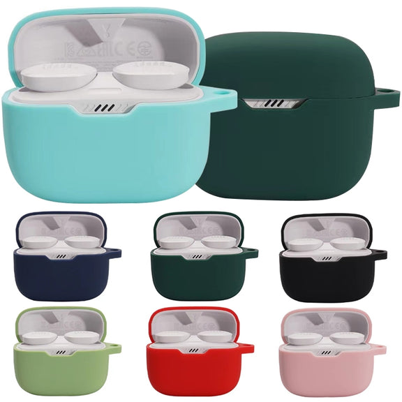 For JBL T230NC TWS Wireless Earphone Silicone Protective Case(Mint Green)