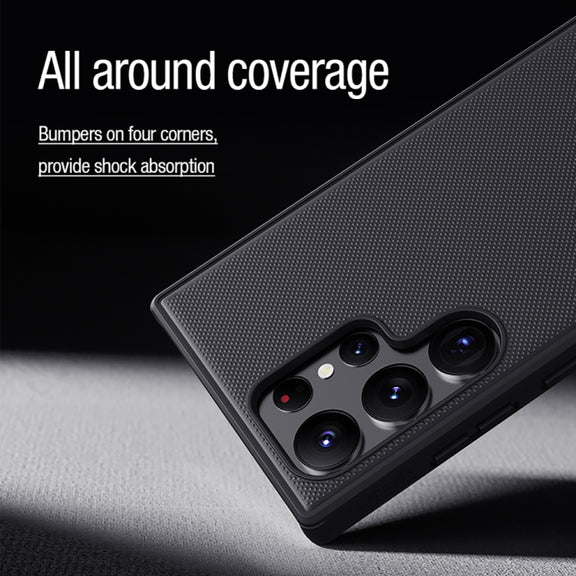 For Samsung Galaxy S23 Ultra 5G NILLKIN Frosted Shield Pro Magnetic Magsafe Phone Case(Black)