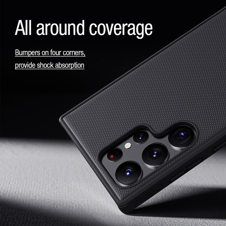 For Samsung Galaxy S23 Ultra 5G NILLKIN Frosted Shield Pro Magnetic Magsafe Phone Case(Black)