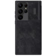For Samsung Galaxy S23 Ultra 5G NILLKIN QIN Series Pro Sliding Camera Cover Design Leather Phone Case(Black) - Galaxy S23 Ultra 5G Cases by NILLKIN | Online Shopping South Africa | PMC TechLife
