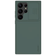 For Samsung Galaxy S23 Ultra 5G NILLKIN CamShield Liquid Silicone + PC Phone Case(Green)