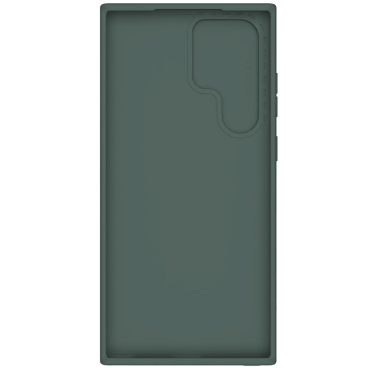 For Samsung Galaxy S23 Ultra 5G NILLKIN CamShield Liquid Silicone + PC Phone Case(Green)