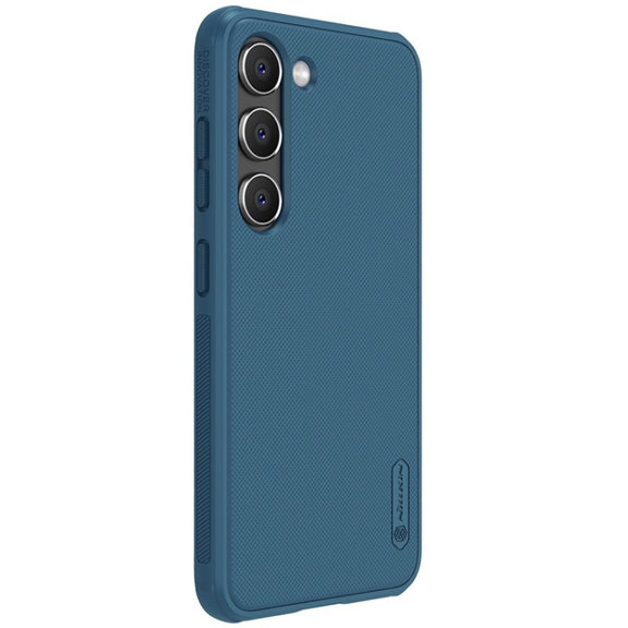 For Samsung Galaxy S23+ 5G NILLKIN Super Frosted Shield Pro PC + TPU Phone Case(Blue)